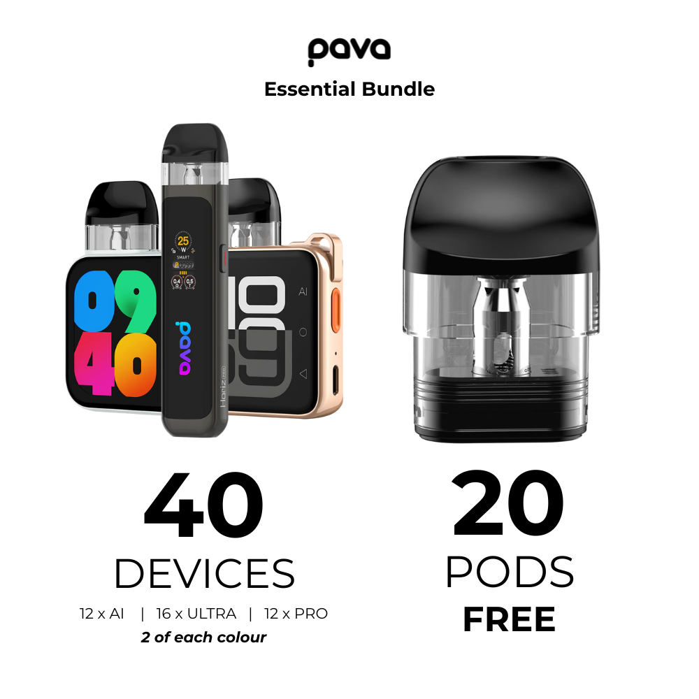 PAVA Horiz Essential Bundle (40 Devices + 20 Free Pods)
