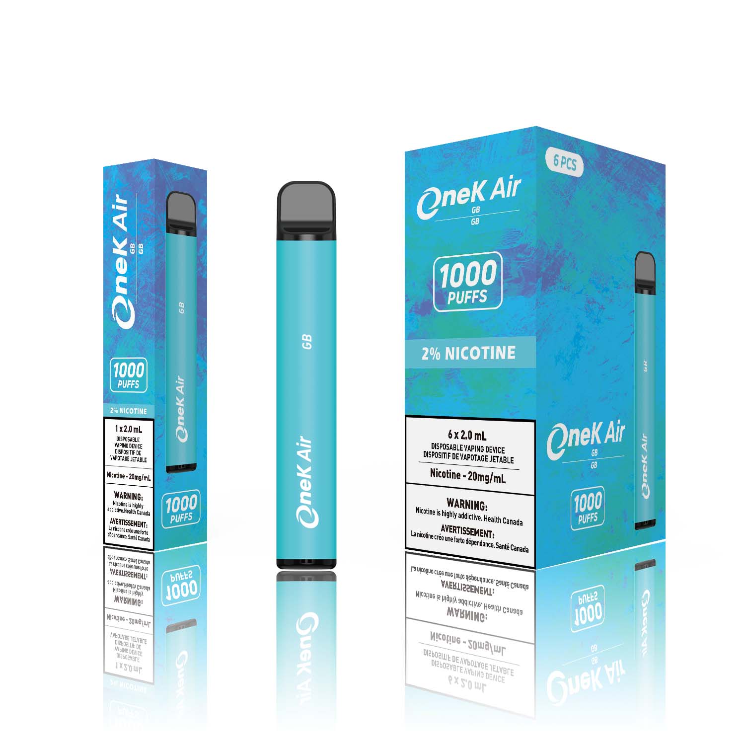 OneK Air 1K Disposable Pod System (Federal)