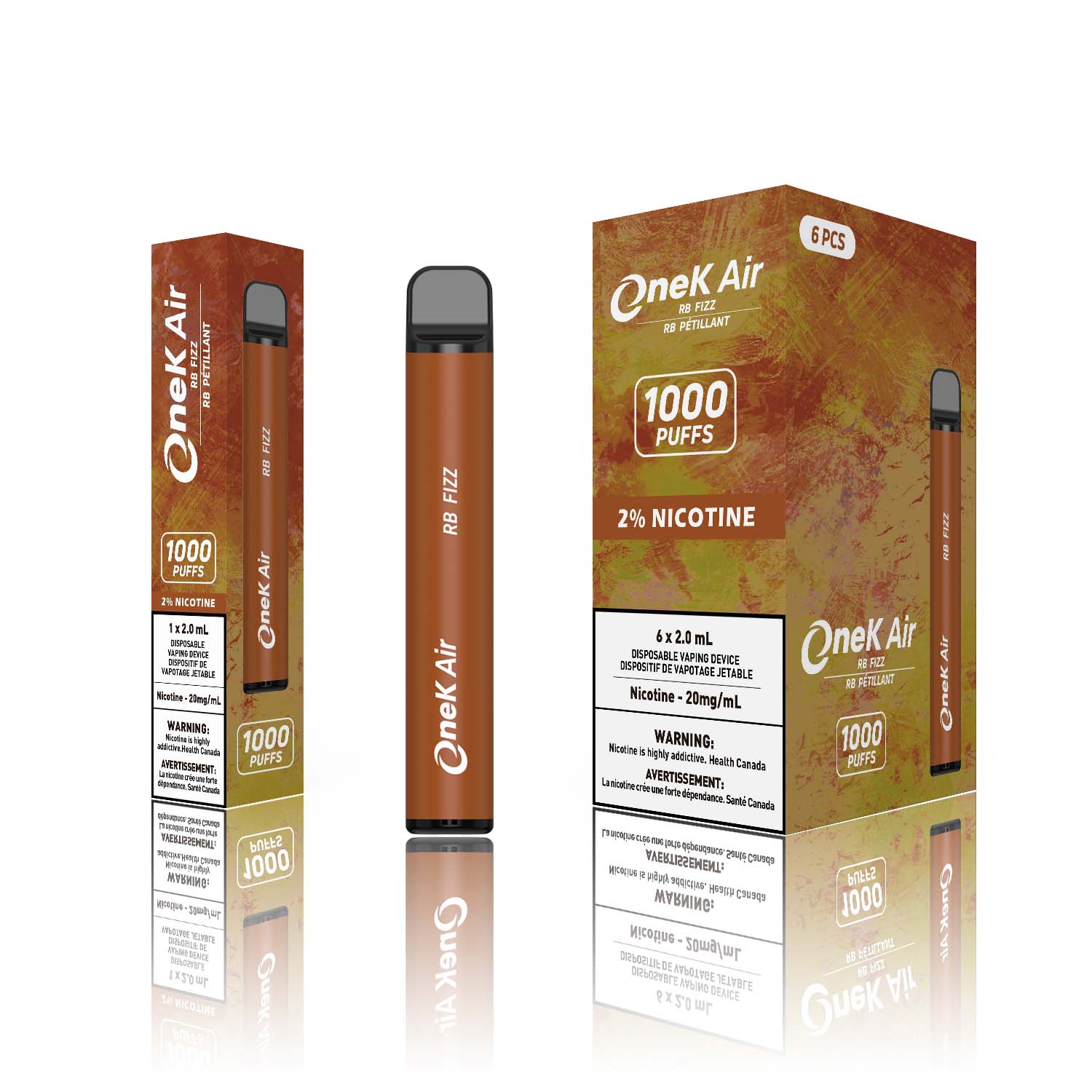 OneK Air 1K Disposable Pod System (Federal)