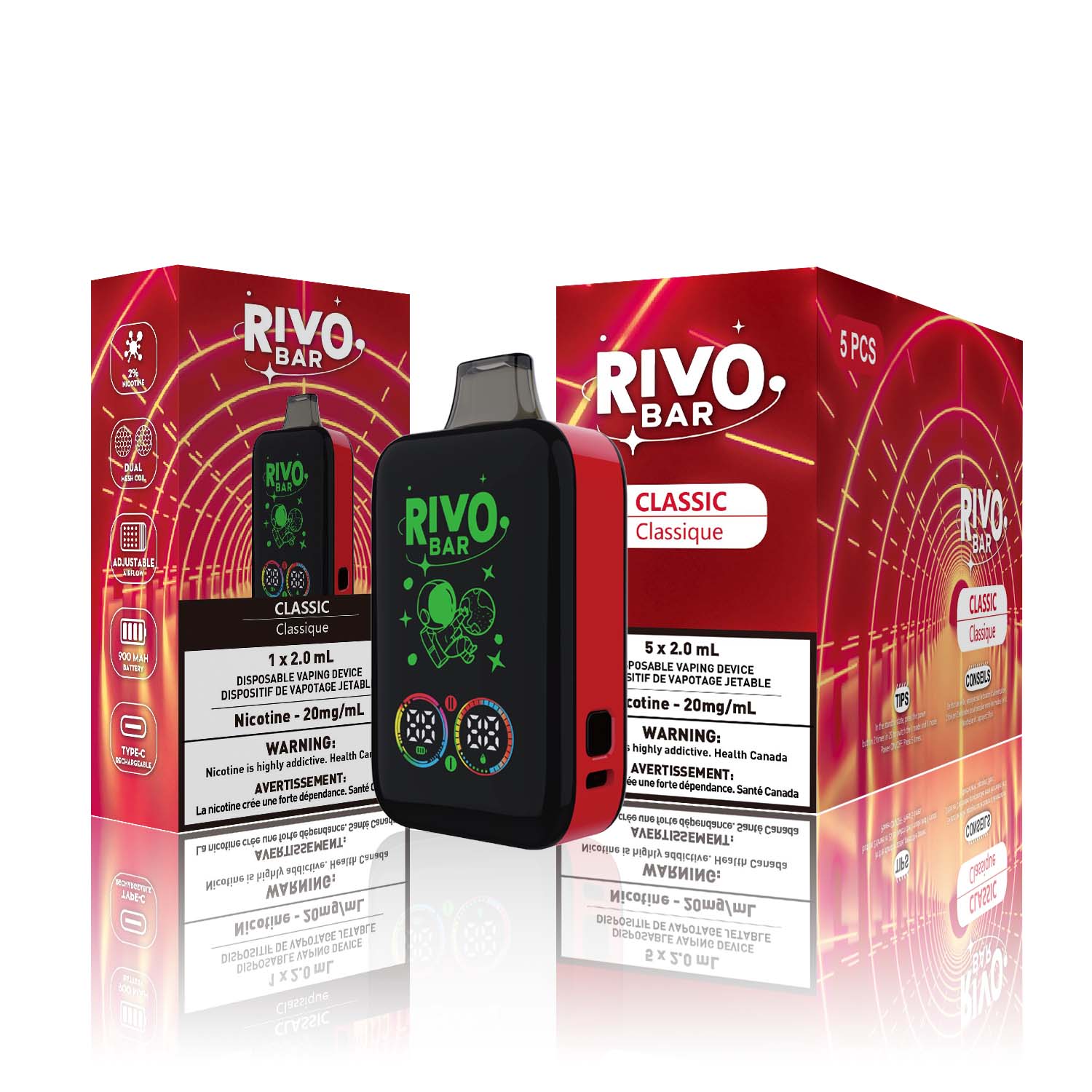 RIVO Bar Disposable Pod System (Federal)