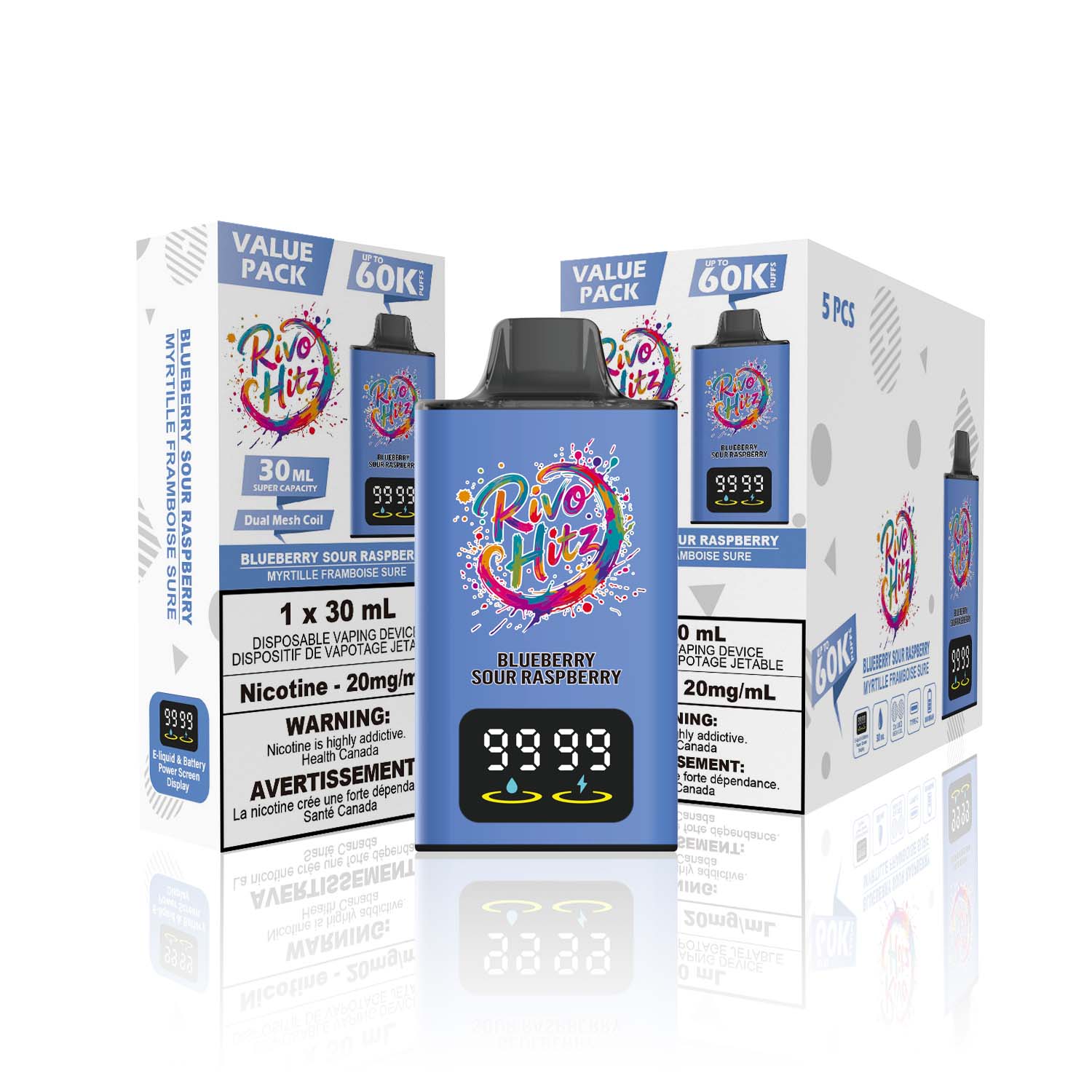 RIVO Hitz 60K Disposable Pod System (Alberta)