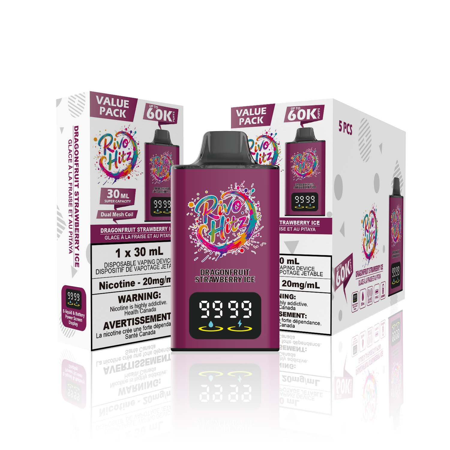 RIVO Hitz 60K Disposable Pod System (Alberta)
