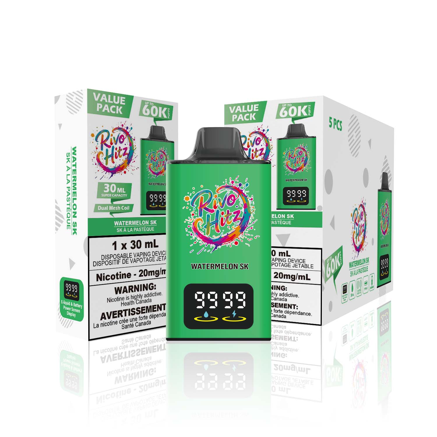 RIVO Hitz 60K Disposable Pod System (Alberta)